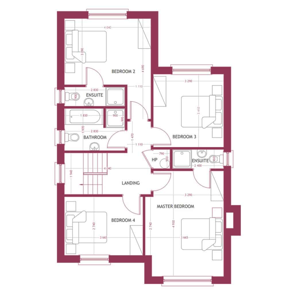 TYPE A First Floor Map